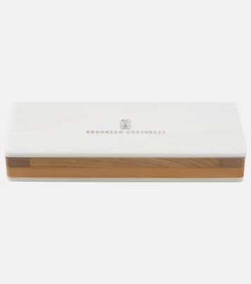Walnut domino game | Brunello Cucinelli