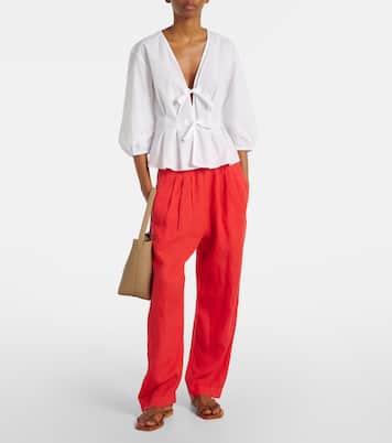 Blusa Riri in popeline di cotone | Velvet