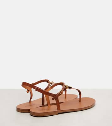 Chloé Charms leather thong sandals | Chloé