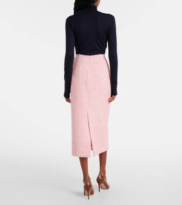 Bleistiftrock aus Tweed | Carolina Herrera