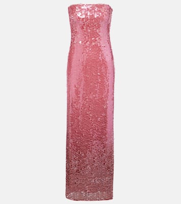 Leilani sequined strapless gown | Simkhai
