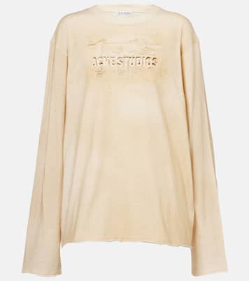 Top distressed in jersey di cotone | Acne Studios