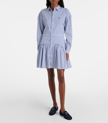 Striped cotton shirt dress | Polo Ralph Lauren