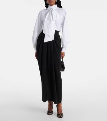 Bosforo cotton-blend poplin blouse | Max Mara
