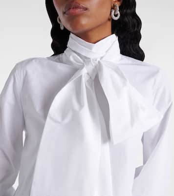Bosforo cotton-blend poplin blouse | Max Mara