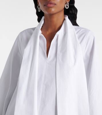 Bosforo cotton-blend poplin blouse | Max Mara