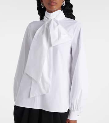 Bosforo cotton-blend poplin blouse | Max Mara