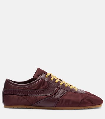 Leather-trimmed sneakers | Dries Van Noten