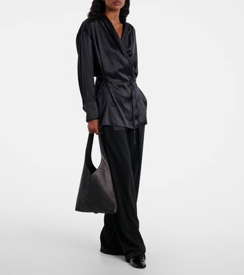 Bindle Small leather shoulder bag | The Row
