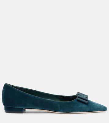 Reador velvet ballet flats | Manolo Blahnik