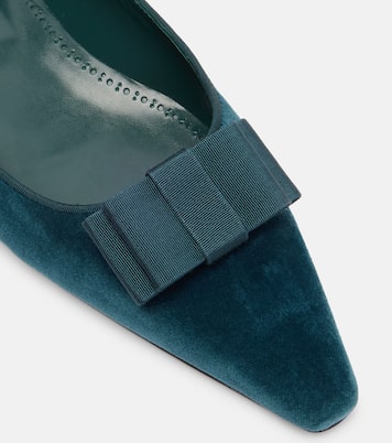Reador velvet ballet flats | Manolo Blahnik