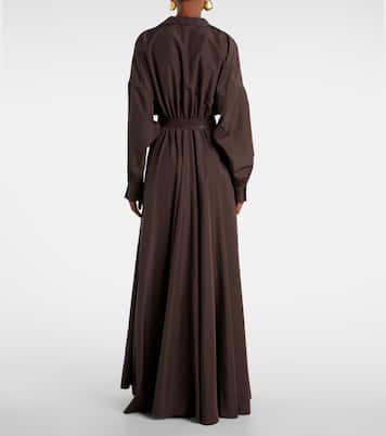 Oversized flared gown | Norma Kamali