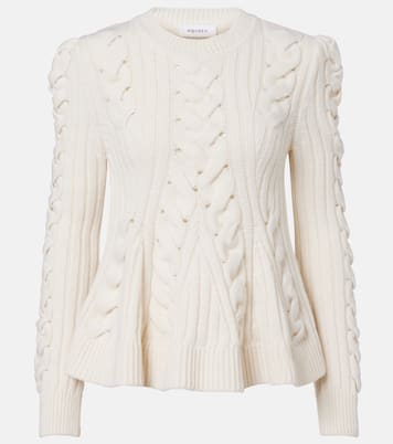 Cable-knit wool and cashmere sweater | McQueen
