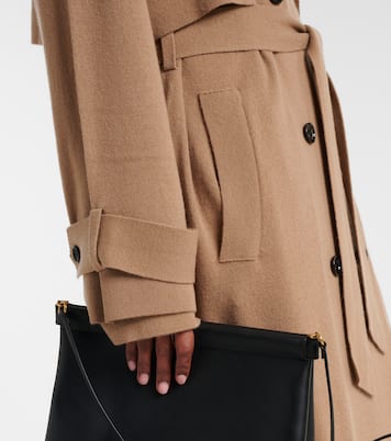 Belted wool and cashmere trench coat | Jardin des Orangers