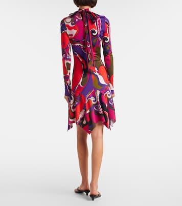Orchidee jersey minidress | Pucci