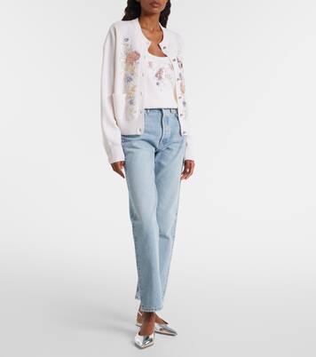 Sequined wool and cashmere cardigan | Rabanne