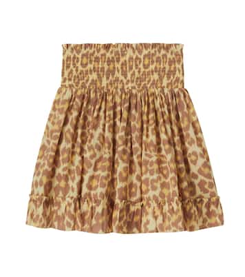 Patience leopard-print cotton skirt | Zimmermann Kids