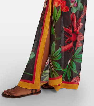 Paréo Zooflora Placée en coton | La DoubleJ