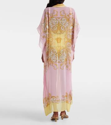 Underwater Barocco 조젯 카프탄 | Versace