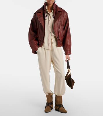 Honie straight-leg crêpe pants | Isabel Marant