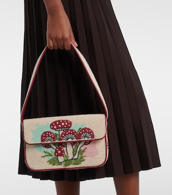 Tommy beaded shoulder bag | Staud