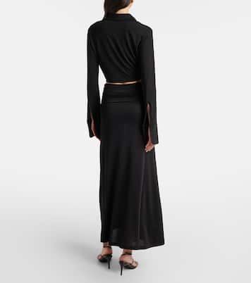 Freya draped maxi skirt | Aya Muse