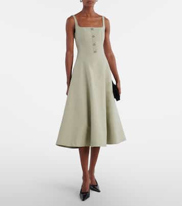Orrie cotton-blend midi dress | Altuzarra