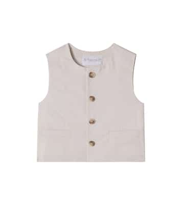 Baby Elice cotton vest | Bonpoint