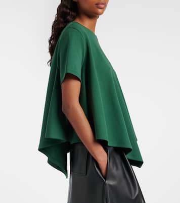 Asymmetric cotton-blend top | Loewe
