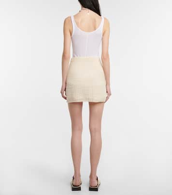 Mini-jupe en coton mélangé | Acne Studios