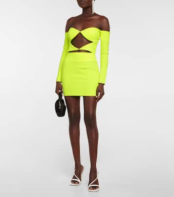 Hadley cutout crêpe minidress | Alex Perry