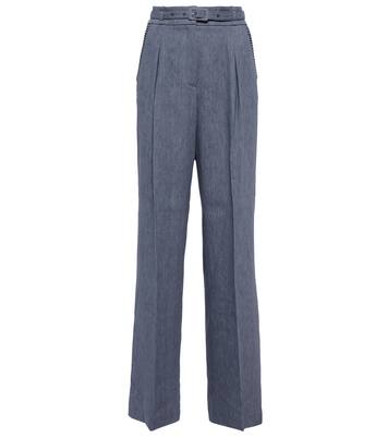 Pantalon en lin à taille haute | Gabriela Hearst