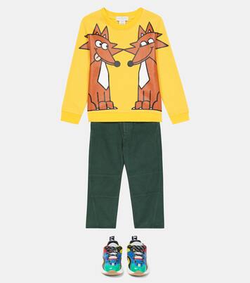 Printed cotton sweatshirt | Stella McCartney Kids