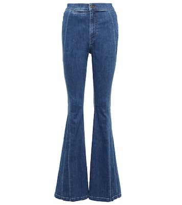 Sheridan high-rise flared jeans | Veronica Beard