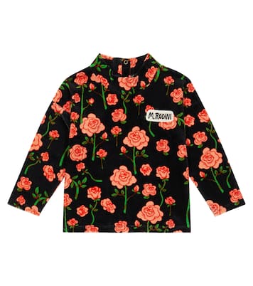 Bedrucktes Top aus Baumwollsamt | Mini Rodini
