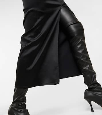Maxikleid Swallow aus Satin | Courrèges