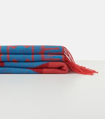 Explosion of Nature Summer jacquard throw | Alanui