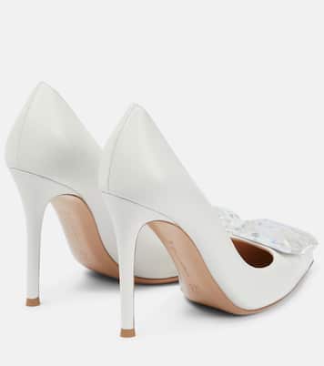 Jaipur 105 embellished leather pumps | Gianvito Rossi