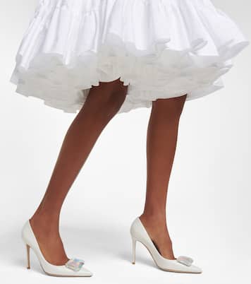 Jaipur 105 embellished leather pumps | Gianvito Rossi