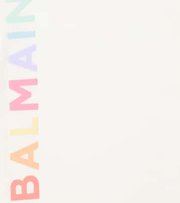 T-Shirt aus Baumwoll-Jersey | Balmain Kids