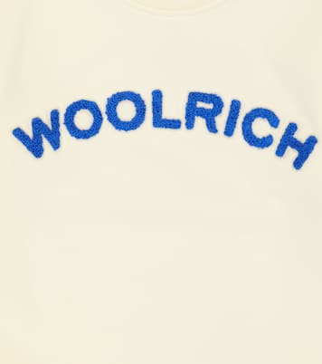 Felpa in cotone con logo | Woolrich Kids