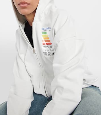 Cotton fleece hoodie | Balenciaga