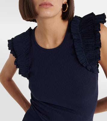 Tank top Lilo de punto acanalado | Ulla Johnson
