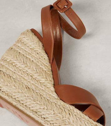 Sandali espadrillas Mariza Zeppa in pelle | Christian Louboutin