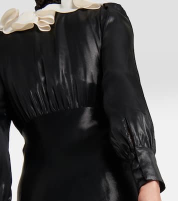 Midikleid aus Satin | Alessandra Rich