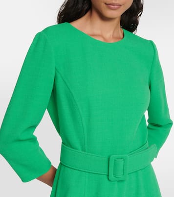 Abito midi in misto lana | Oscar de la Renta