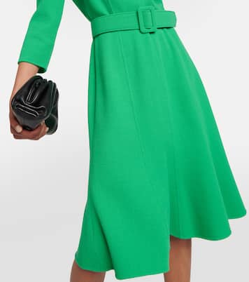 Abito midi in misto lana | Oscar de la Renta
