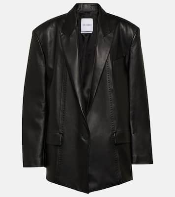 Oversize-Blazer aus Leder | The Attico