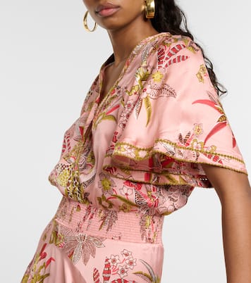 Bedrucktes Maxikleid Mabelle | Poupette St Barth
