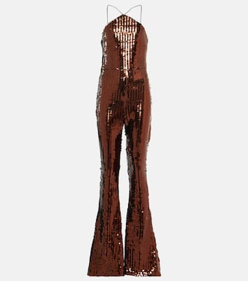 Combi-pantalon évasée Jagger à sequins | Taller Marmo